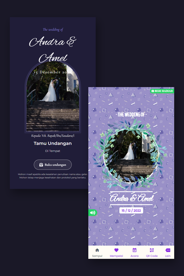 Pratinjau tema purpleflower