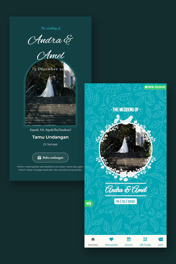 Pratinjau tema tealflower